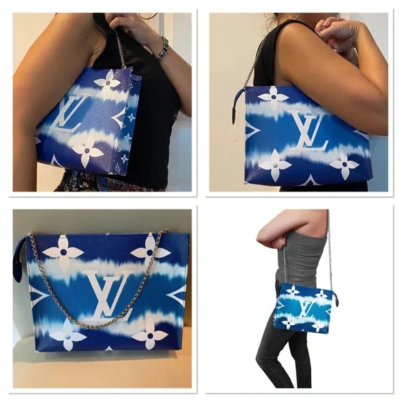 💙🦋 Louis Vuitton Limited Edition Summer Escale Toiletry 26 - Picture 2 of 11